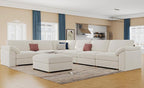 EASE MOOSE Sectional Modular Sofa, Luxury FSC Certified Chenille Comfty Deep - Image 3