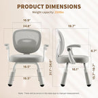 ERIYA Kids Desk Chair, Kids Study Chair, Height-Adjustable - Image 4