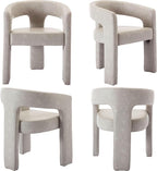 BESTANO Set of 2 Modern PU Leather Upholstered Dining Chairs - Image 7