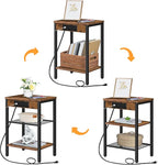 HOOBRO Side Tables Set of 2 - Image 7