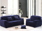 vctops 1-Piece Velvet Plush Stretch Sofa Slipcover - Image 2