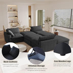 Cloud Modular Sectional Sofa Couch, 80.3" Convertible Couches Lovesofa - Image 8