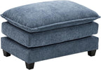 Ihanherry Ottoman for Modular Sectional Cloud Sofa, Chenille Deep Seat Couch by iHanHerry