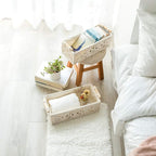 Mkono Macrame Storage Baskets Boho Decor Box Handmade Woven Decorative - Image 4