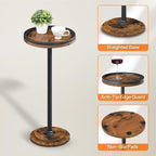 HOOBRO Small Round Side Tables, Drink Tables, Coffee Martini Tables - Image 7