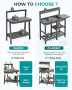 SERWALL Outdoor Potting Bench - Image 2