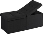 35-INCH Storage Ottoman Bench, Footrest by Unknown