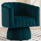 Swivel Accent Barrel Chair by YUUIJOAA