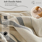 DREAMINGO Couch Cover Reversible Chenille 3 Seat Sofa Covers - Image 3