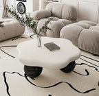 35.03" Cloud Coffee Table for Living Room Unique Coffee Table Modern Low Coffee - Image 5