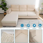 Water Repellent Couch Cushion Covers Single Seat Cushion Cover, Stretch - Image 4