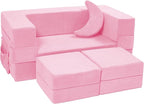 Elftopia Modular Kids Sofa, Toddler Couch Foam Armchair by Elftopia