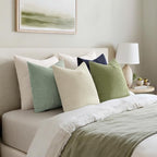 MIULEE Modern Farmhouse Decorative Spring Pillow Covers 20x20 Inch Set of 4 - Image 5