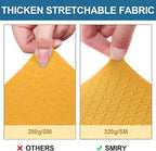 Smiry Waterproof Seat Covers for Dining Room Chairs Set of 6, Stretch Jacquard - Image 4