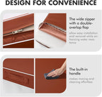 MIULEE Burnt Orange Outdoor Seat Cushion 24x24 Inch Waterproof & 3 Year Fade - Image 7