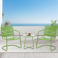 MELLCOM 3 Piece Patio Set, Small Patio Furniture Set by MELLCOM