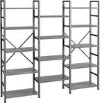 SUPERJARE Triple Bookshelf, Bookcase by SUPERJARE