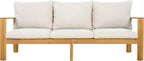 Christopher Knight Home Kayahs 3 Pieces Acacia Wood Furniture Set, Patio - Image 6
