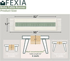 FEXIA Sage Green Table Runner 90 Inches Long - Image 2