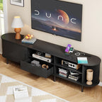 ONBRILL 86.6" TV Stand with Power Outlet - Image 3
