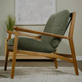 Grain Wood Furniture Solid Wood Mid Century Lounge Chair by GrainWoodFurniture