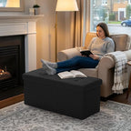 30.5-INCH Storage Ottoman Bench, Footrest - Image 6