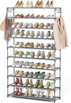LANTEFUL 10 Tiers Shoe Rack 50 Pairs Large Capacity Tall Shoe Organizer Sturdy by LANTEFULforTidyingHouse