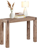 Alaterre Furniture Woodstock 40-Inch Console Table – Modern Farmhouse Entryway by AlaterreFurniture