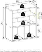 Furinno Pasir 3 Tier Display Bookcase - Image 3