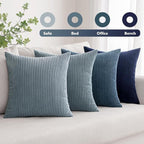 MIULEE Boho Farmhouse Throw Pillow Covers 20x20 Inch Set of 4 Western Neutral - Image 5