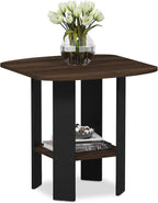 Furinno Simple Design Side Table Set of 2, 2-Tier Modern End Table - Image 5