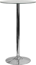 Flash Furniture Kenneth Commercial 23.5" Round Tempered Glass Table by FlashFurniture