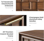 COLAMY TV Stand with Two Doors, Entertainment Center 59" with Adjustable - Image 6