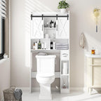 Vabches Over The Toilet Storage Cabinet, Farmhouse Storage Cabinet Over Toilet - Image 6
