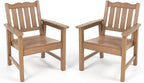 Stoog All-Weather Patio Chairs Set of 2, Oversized Garden Chair by Stoog