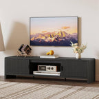 FATORRI TV Stand for 75/65/55 Inch TVs, Mid Century Modern Entertainment Center - Image 2