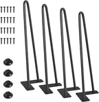 SMARTSTANDARD 14 Inch Heavy Duty Hairpin Furniture Legs, Metal Home DIY Projects by SMARTSTANDARD
