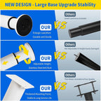 4 Pcs Adjustable Height Furniture Support Legs 3.15-4.72 inch, Metal Heavy Duty - Image 3