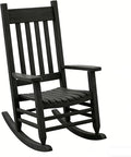 Oversized Outdoor Wooden Rocking Chair by Unknown