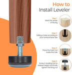NEWBYTEK ​1/4-20 Leveling Feet - Image 6