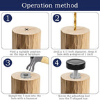 12 PCS 1/4" Thread Furniture Feet Levelers, Furniture Leveling Feet - Image 6