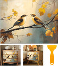 6 Sheets Birds Rub on Transfers by BEUNITONE