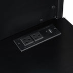 Modern Gaming Loft Bed with Built-in Desk, LED Lighting & Charging Hub – Full - Image 7