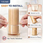 VIUME 24 Pcs Chair Leg Floor Protectors - Image 7