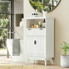 Fatmok 40'' Fluted Accent Cabinet - Image 6