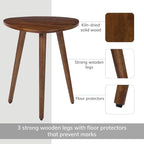 MH London Bond Wooden Triangle End Table - Image 5
