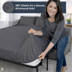 Cottington Lane Sleeper Sofa Sheets Queen Size, 4 Piece Premium Quality 100% - Image 4