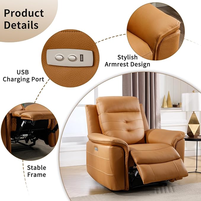 ANJ Power Recliner Chair Set of 2 - Image 4