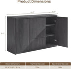 SICOTAS Buffet Cabinet with Storage 54.7" Large Modern Accent Storage Cabinet - Image 3