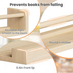 upsimples 2 Pack Nursery Book Shelves, 15.7 Inch Floating Bookshelves - Image 4